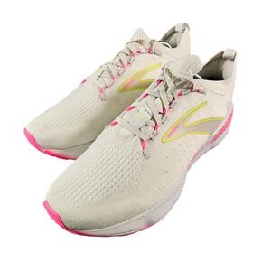 Brooks Glycerin StealthFit GTS 20 Women 11 Running Shoes Oyster Pink 1203711B067